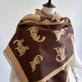 Creative Cat Print Scarf